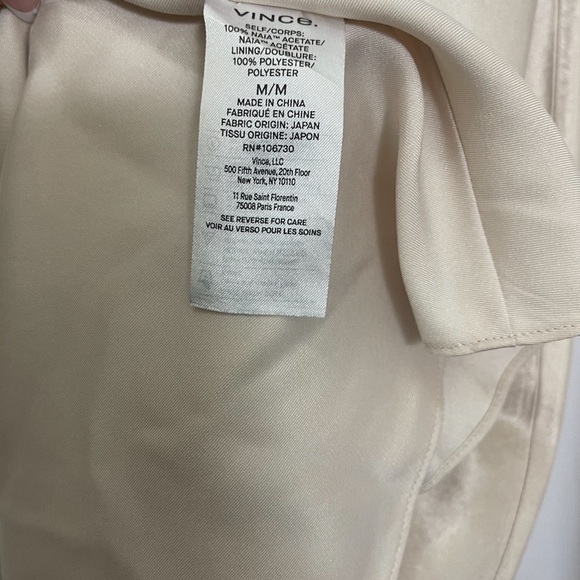 Vince Satin Slip Dress in Champagne - Picture 10 of 10